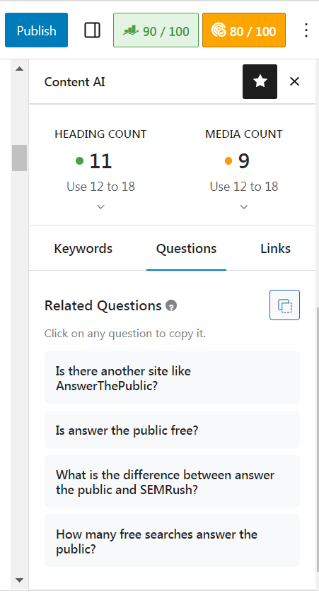 rankmath related questions