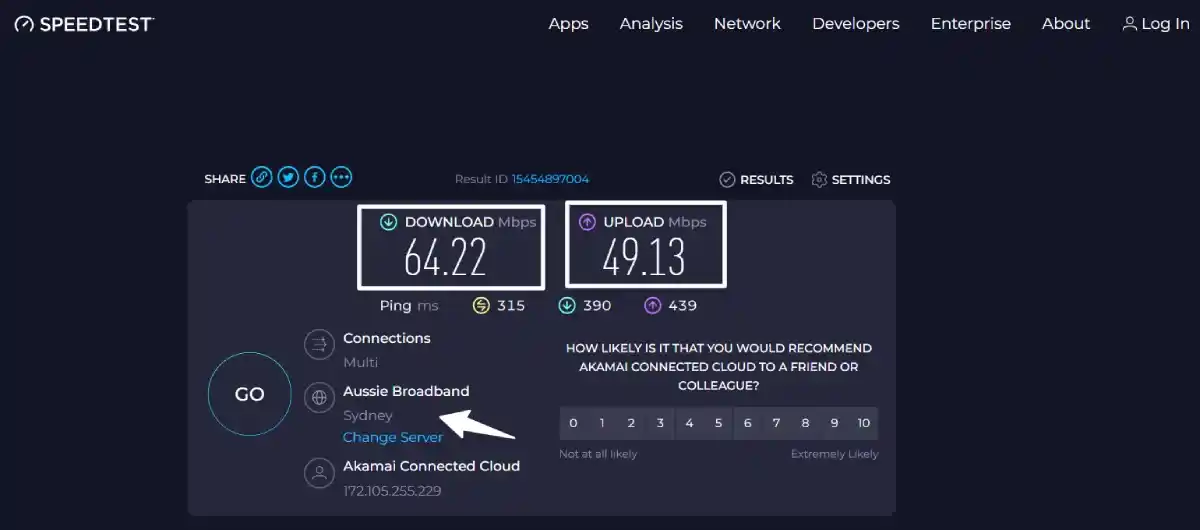 itopvpn free australia server speed test