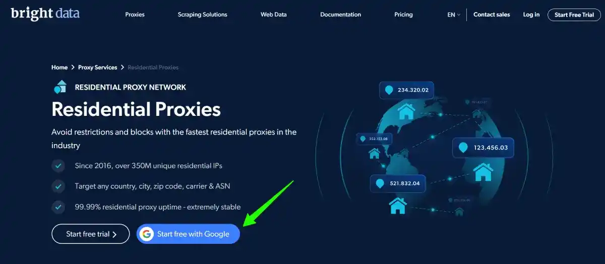 brightdata residential proxies