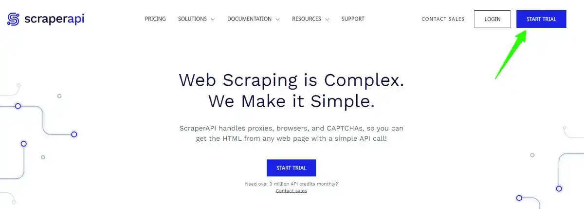 scraperapi homepage