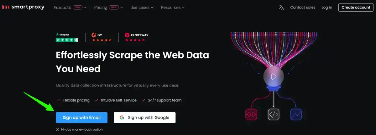 smartproxy homepage