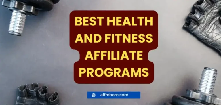 health and fitness affiliate programs