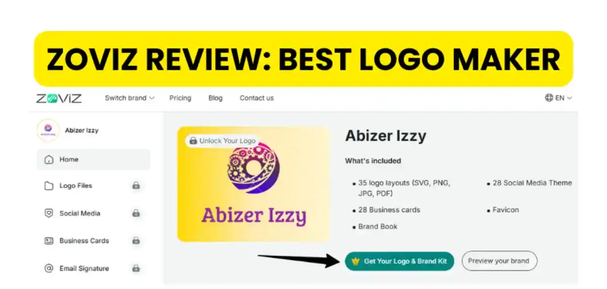 zoviz review ai logo maker