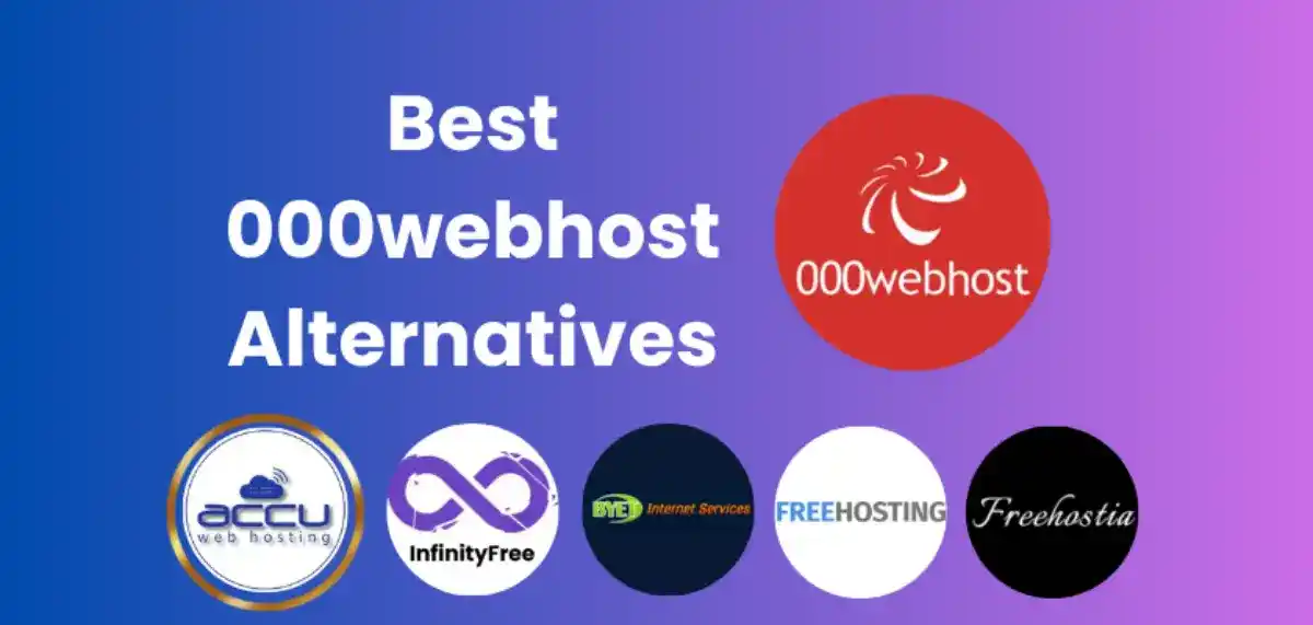 000webhost alternatives and competitors
