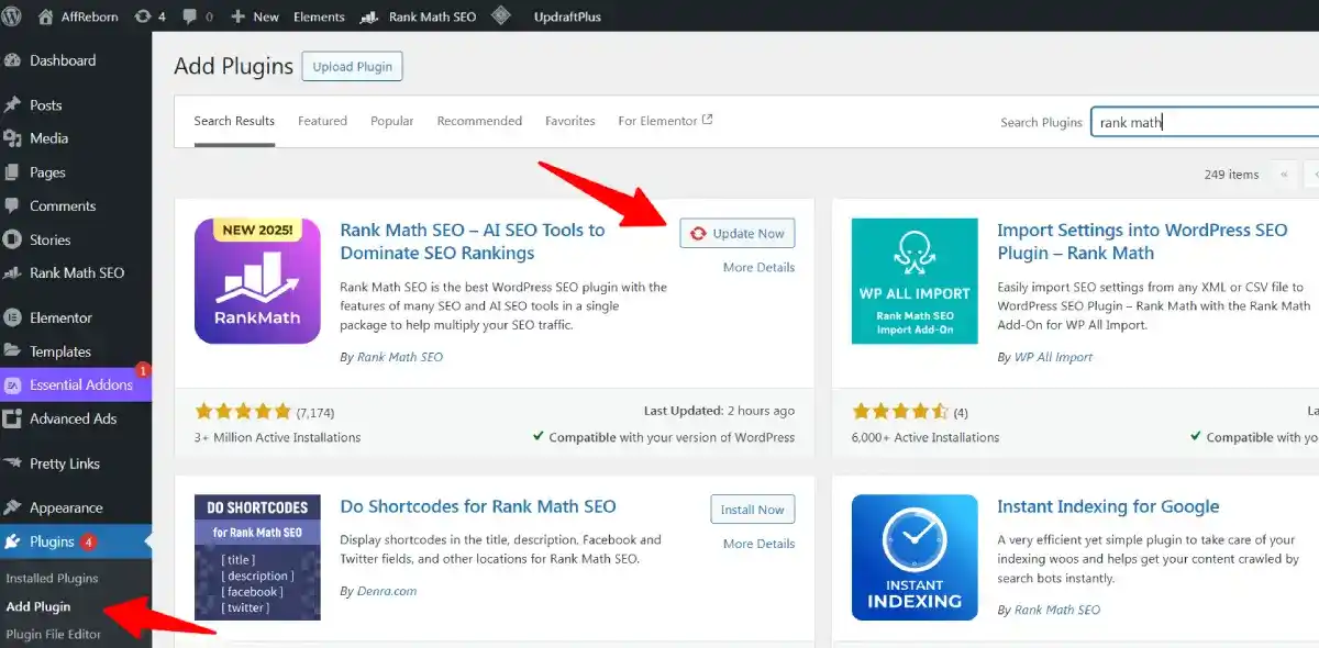 rank math install step1 rank math install step1