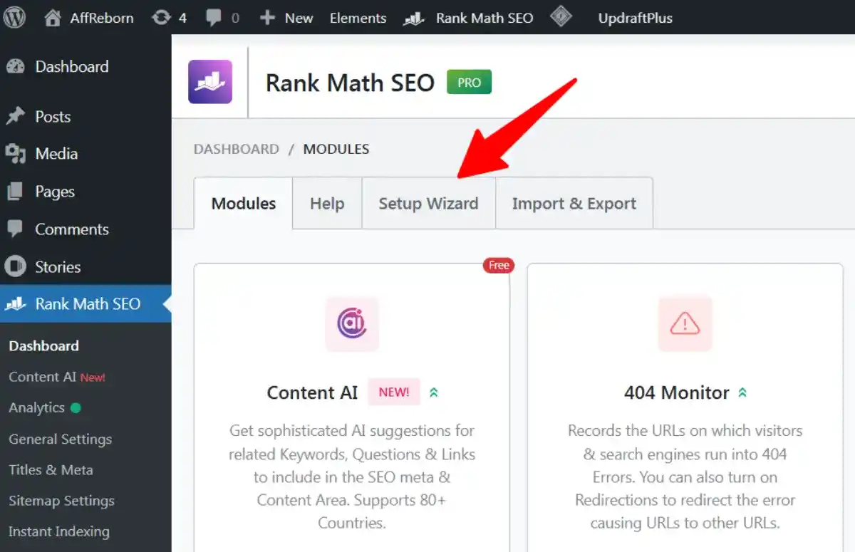 rank math setup step 3 rank math setup step 3