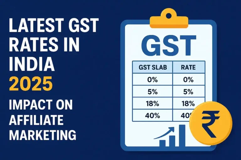 gst rates in india 2025 and impact on affiliate marketing