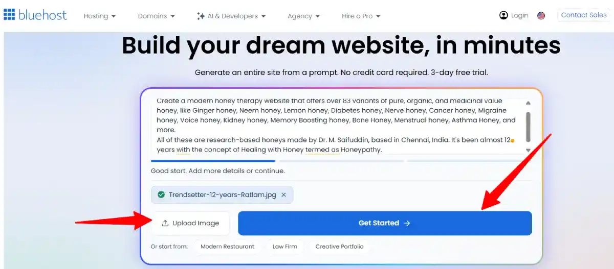 bluehost ai website builder bluehost ai website builder