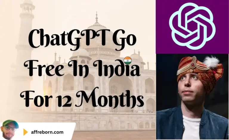 chatgpt go free in india for 12 months