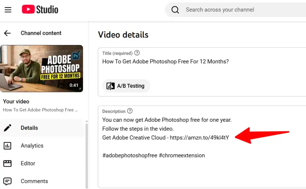 adding affiliate links to youtube adding affiliate links to youtube