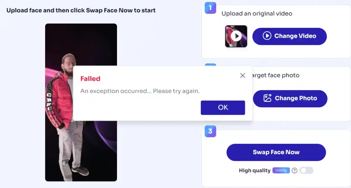 vidqu video face swapper test vidqu video face swapper test
