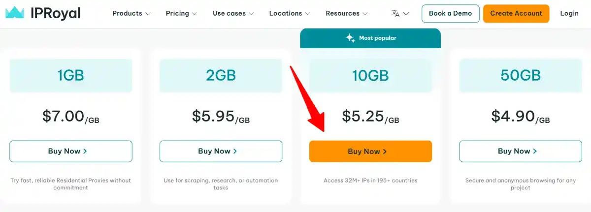 iproyal residential proxies pricing iproyal residential proxies pricing
