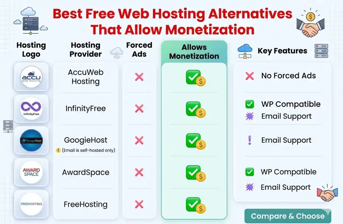 best free web hosting alternatives