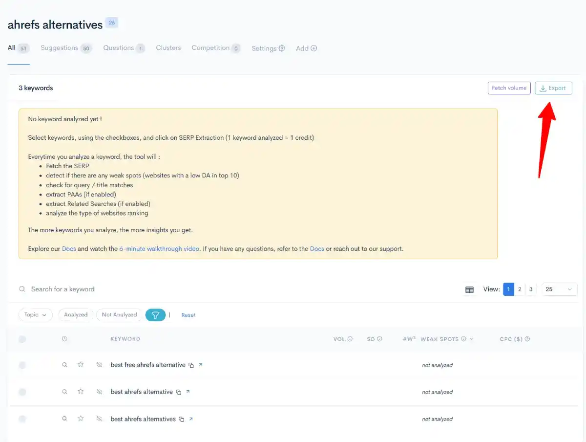 lowfruits keyword finder