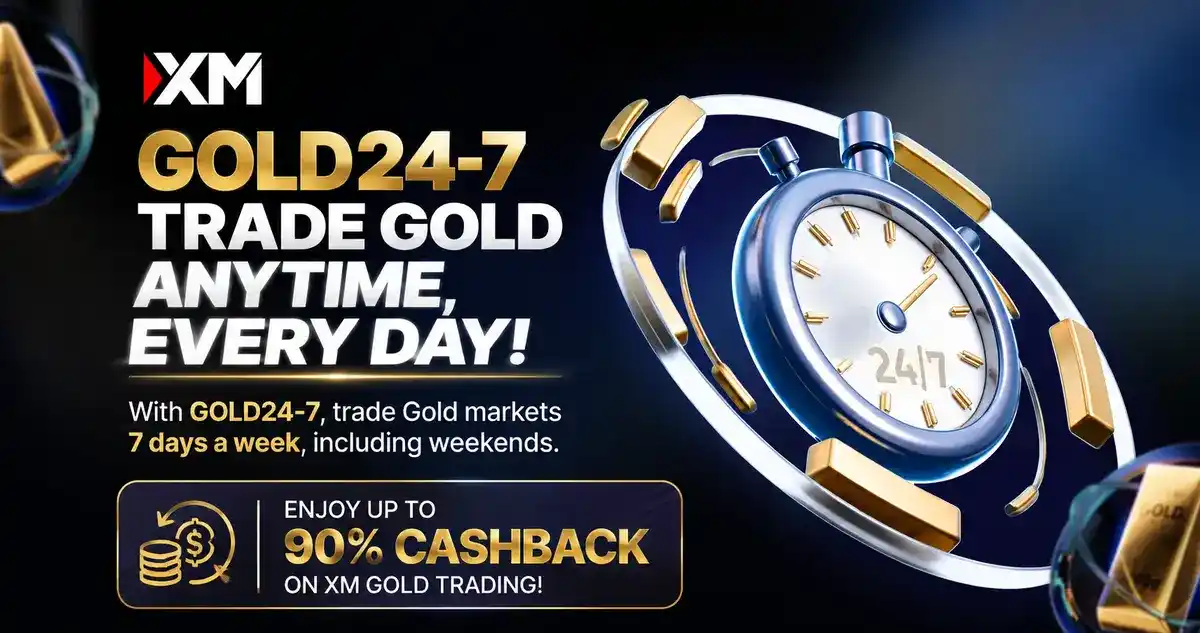 xm gold trading gold24-7 on weekends